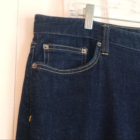 Five Four Dark Wash Blue Denim Relaxed Straight Jeans 38 - Picture 3 of 16